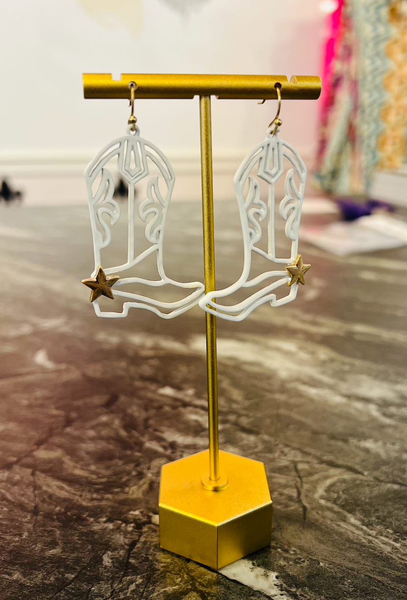 Cowboy Boots Earrings