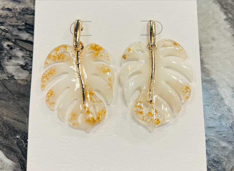 Gold Leaf Earrings