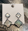 White Clover Earrings