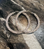 Rhinestone Hoop Earrings