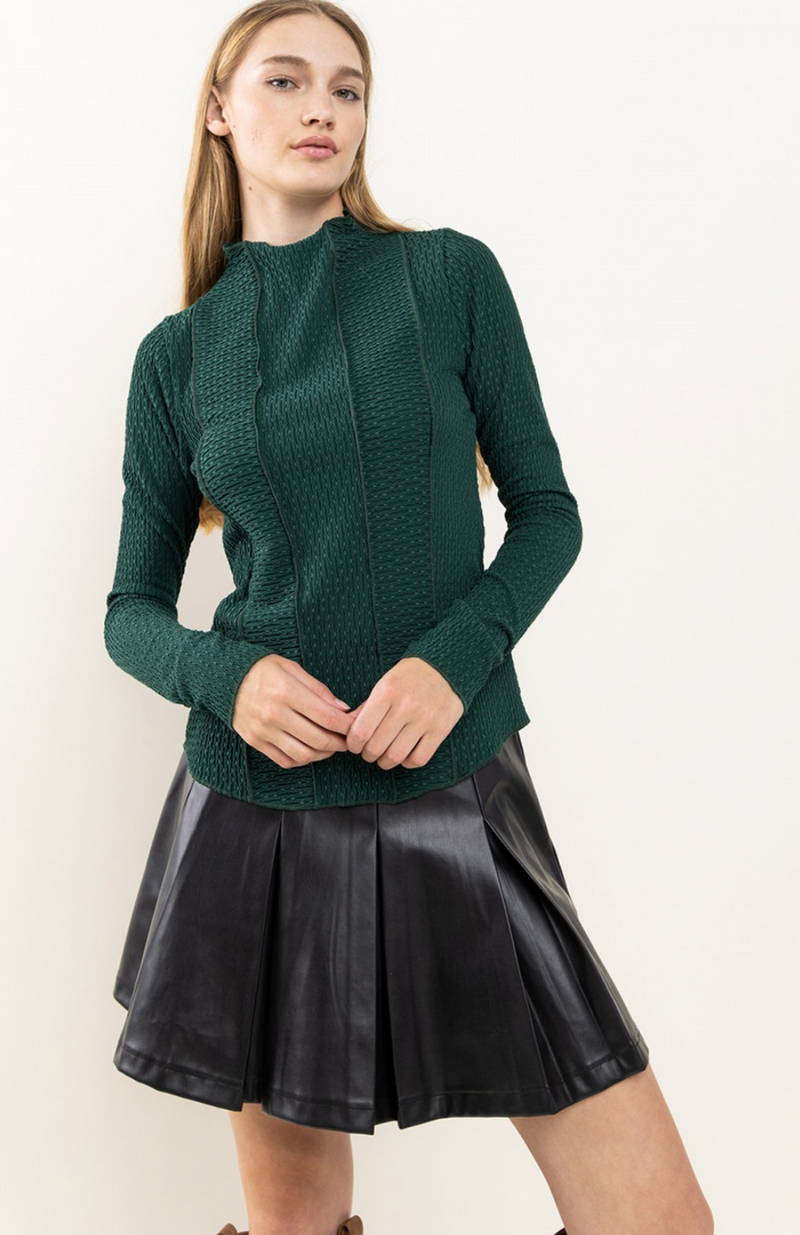 A Little Added Texture Top
