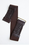 Vegan Leather Braided Belt