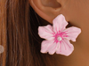 Sweet in Pink Flower Earrings