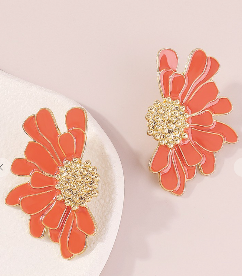 Vintage Flower Earrings