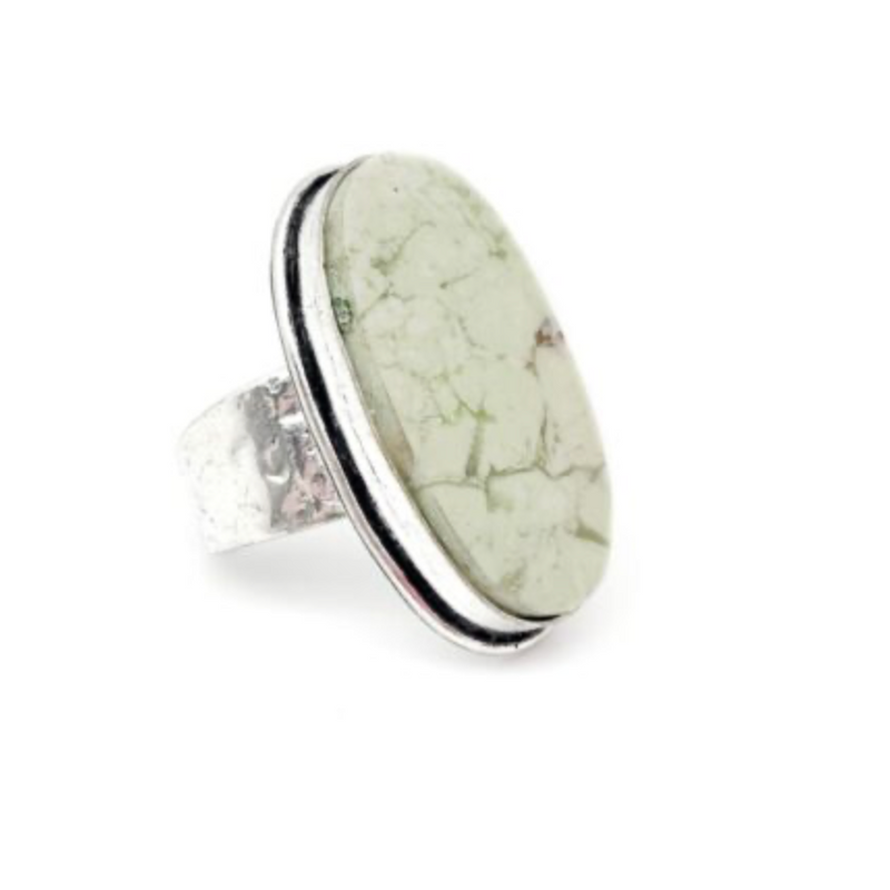 Cute Green Stone Ring