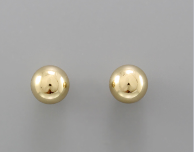 Brass Ball Studs