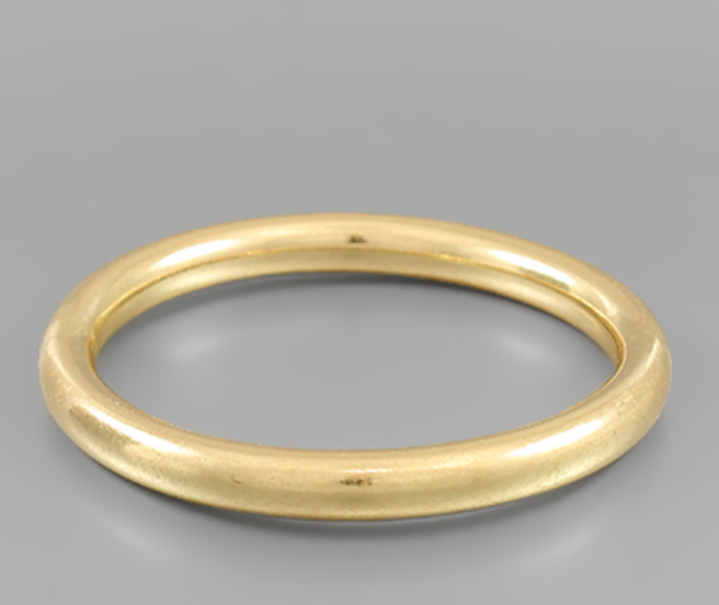 Simple Gold Bangle