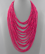 Radiant Queen Beaded Necklace