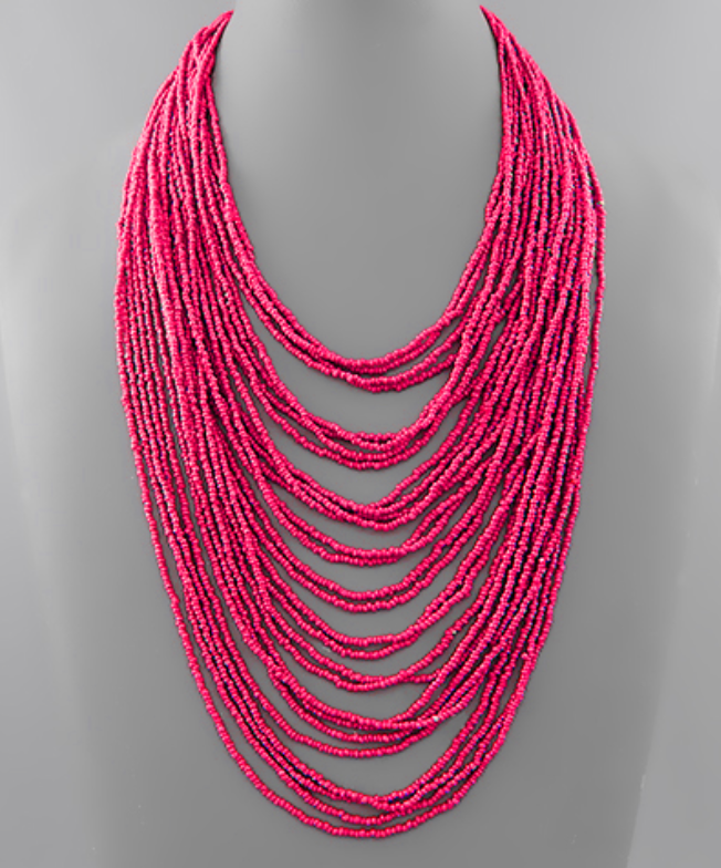 Radiant Queen Beaded Necklace