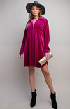Love Me Back Velvet Dress