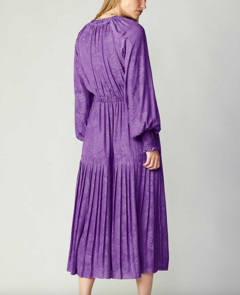 Poised in Purple Dress