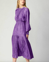 Poised in Purple Dress