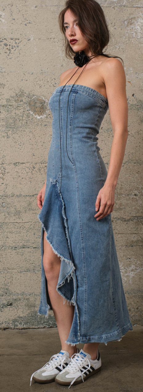 Deep Affections Denim Dress