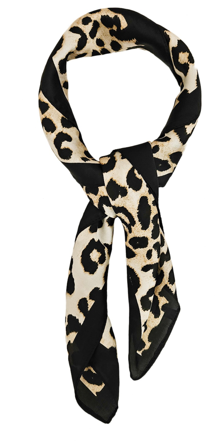 Leopard Silk Scarf