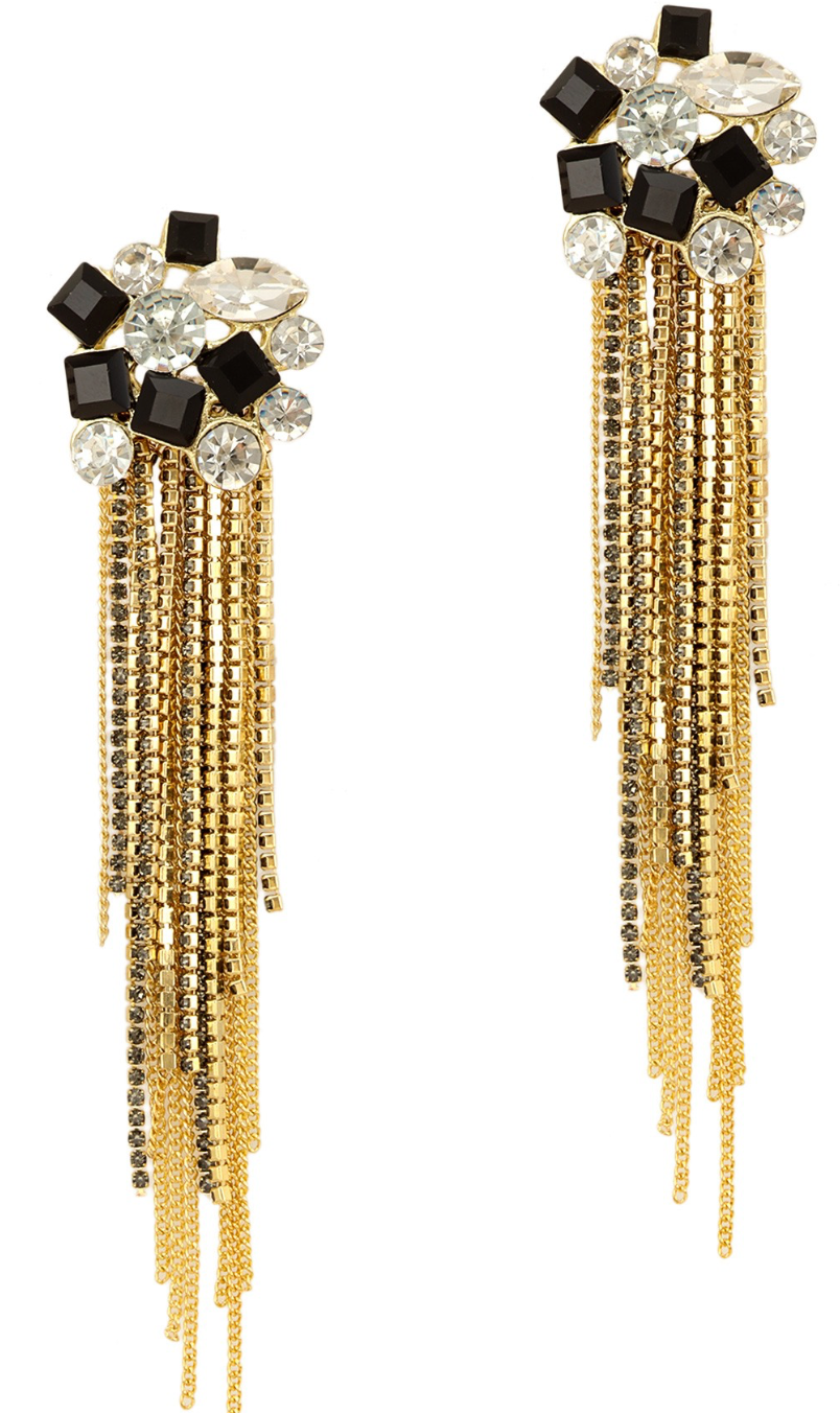 Crystal Cascade Earrings