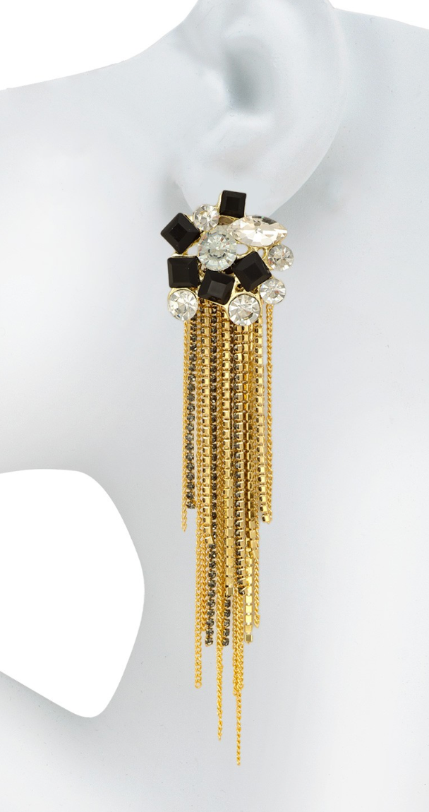 Crystal Cascade Earrings