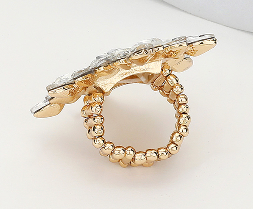 Frozen Rose Ring