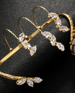 Leaf Zircon Bracelet