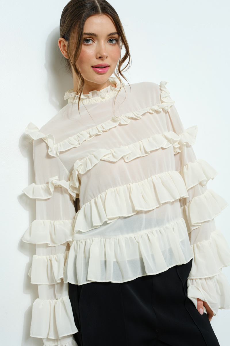 Tiered Temptation Blouse