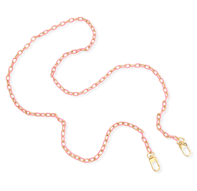 Enamel Paperclip Phone Chain