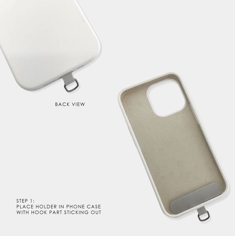 Enamel Paperclip Phone Chain