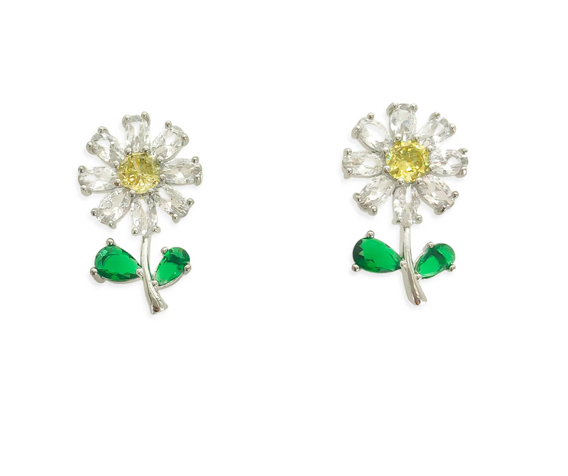 Crystal Bloom Earrings