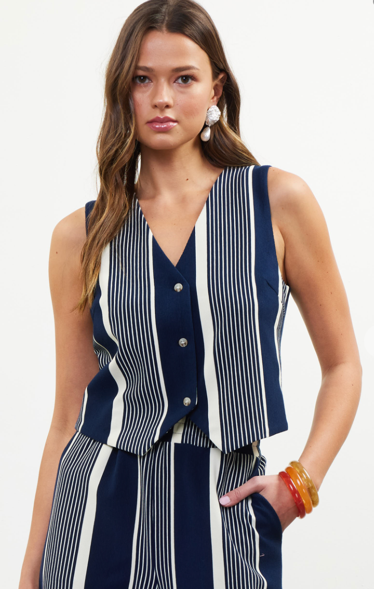 All Striped Up Vest Top