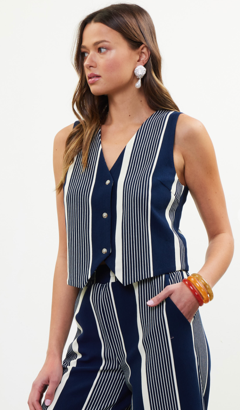 All Striped Up Vest Top