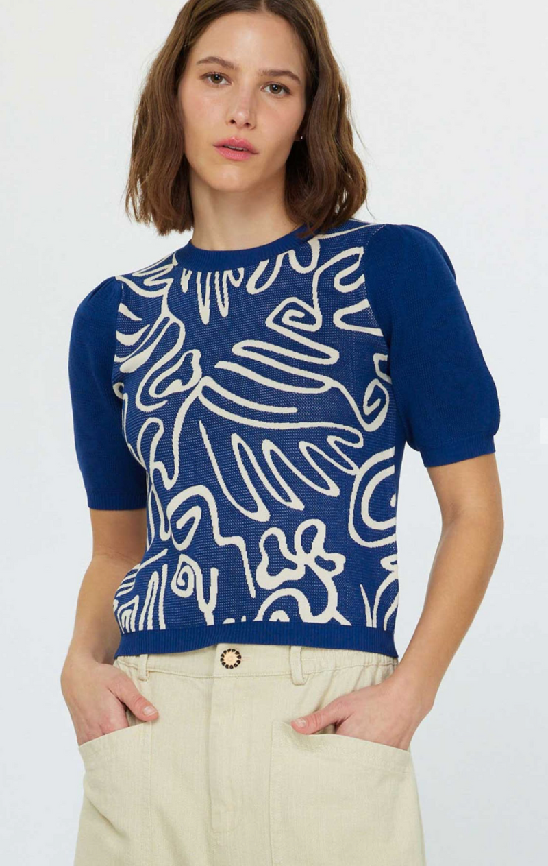 Blue Mood Sweater Top