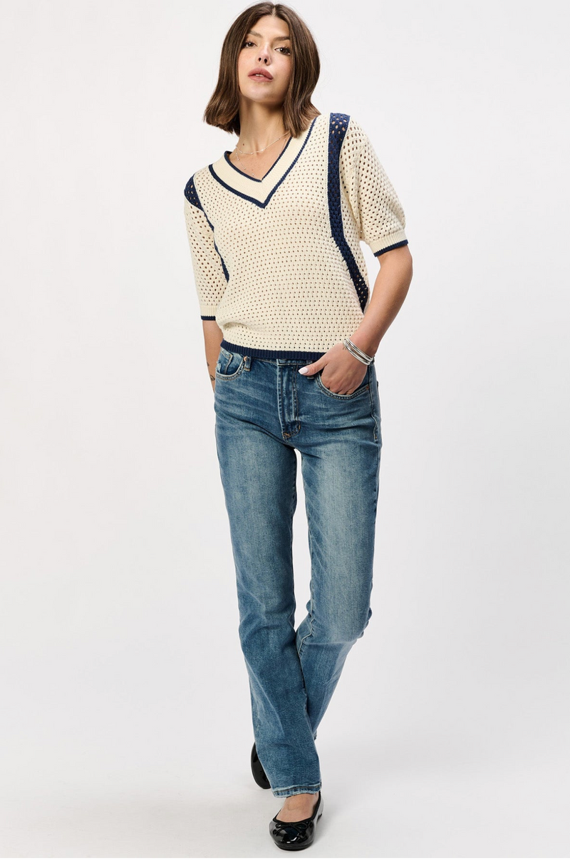 Sunset Stitch Top