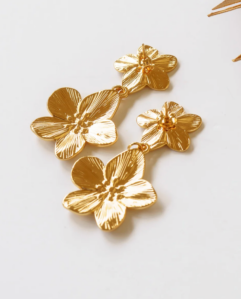 Golden Bloom Earrings