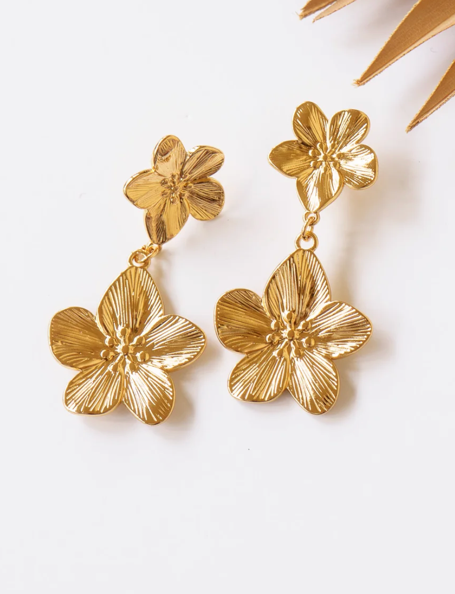 Golden Bloom Earrings