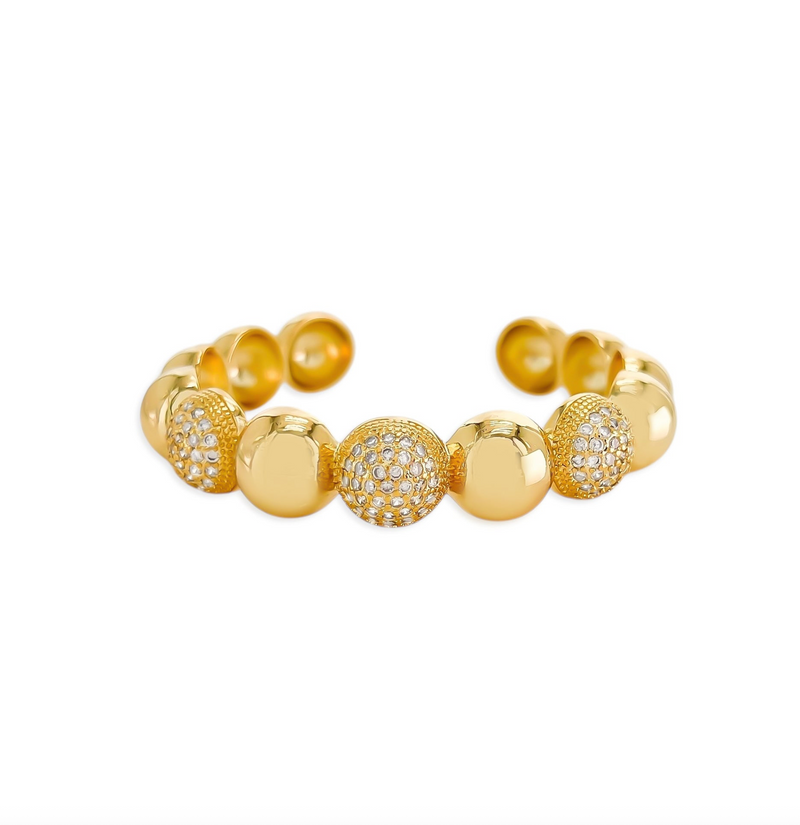 Golden Orbit Cuff