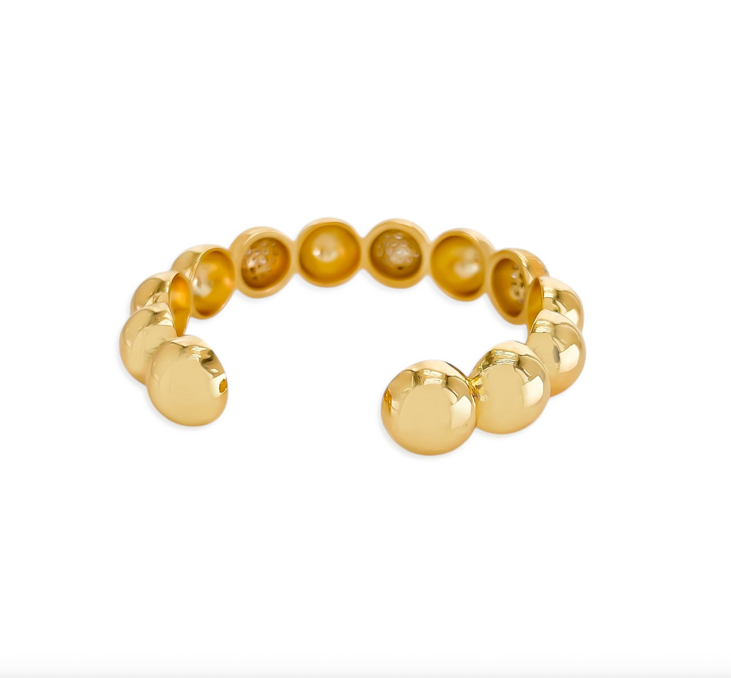 Golden Orbit Cuff