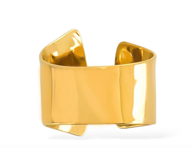 Golden Shield Ring