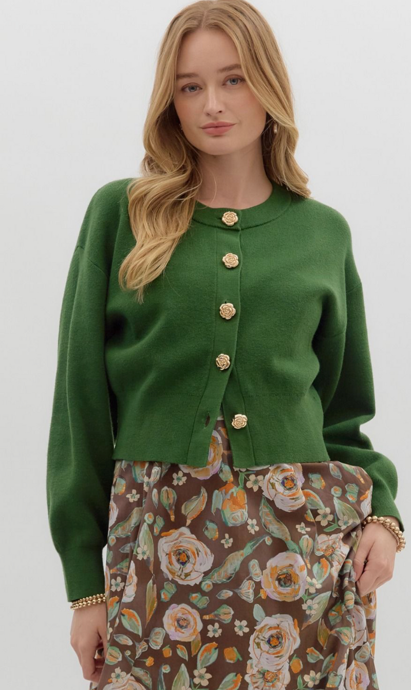 Emerald Rose Cardigan