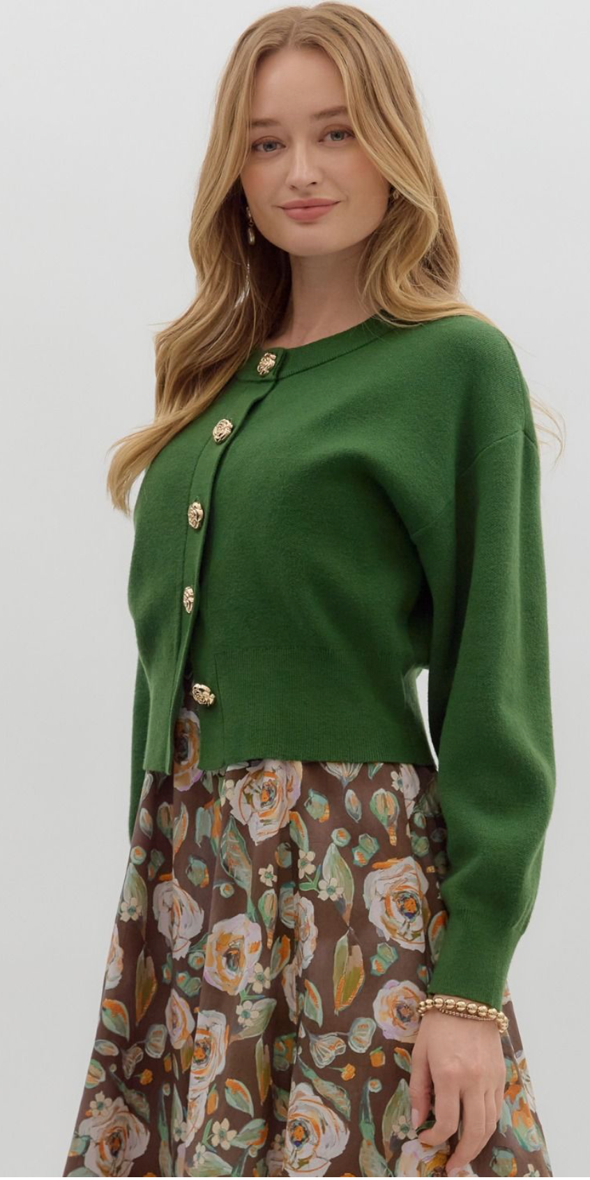 Emerald Rose Cardigan