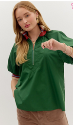 Varsity Charm Top