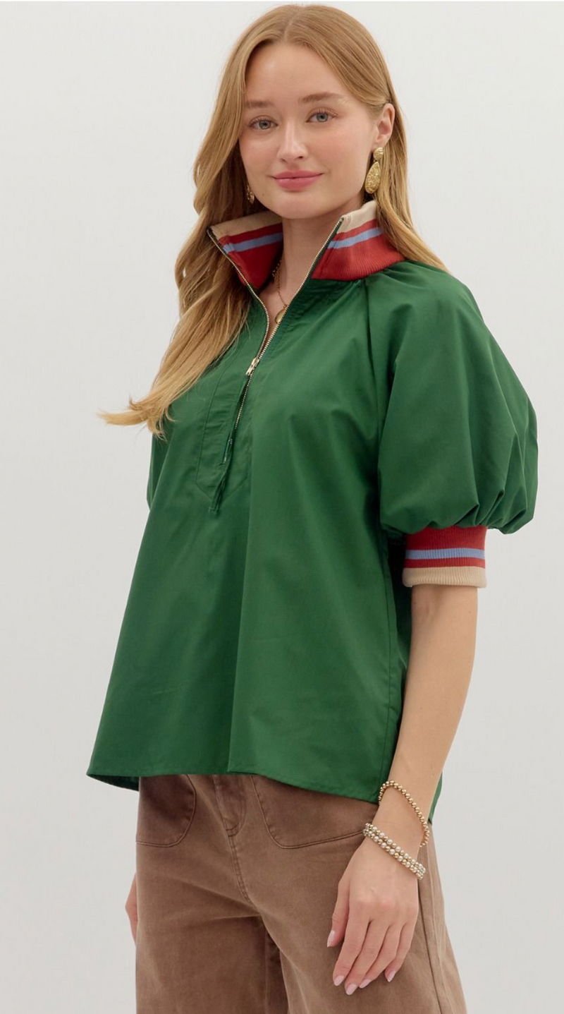Varsity Charm Top