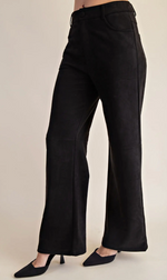 Midnight Luxe Suede Pants