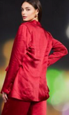 Satin Inferno Blazer