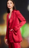 Satin Inferno Blazer