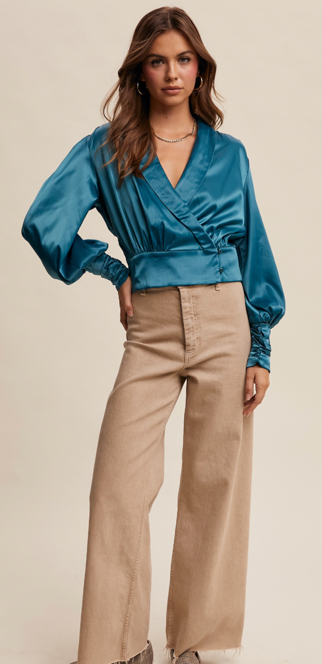 Luxe Wrap Top