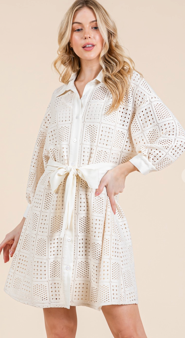 Woven Whisper Dress
