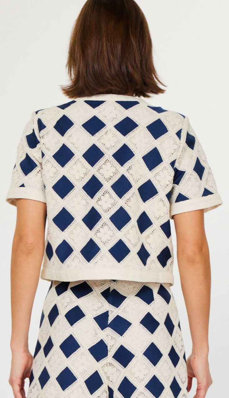 Checkmate Chic Top