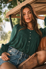 Green w Envy Blouse