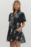 Midnight Ruffle Dress