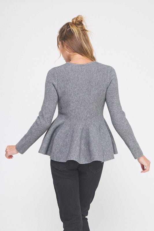 Peplum Grace Sweater