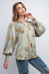 Thrill of the Chase Blouse Plus Size