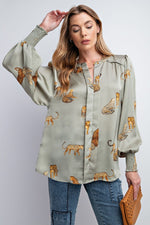 Thrill of the Chase Blouse Plus Size
